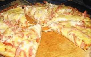 Пицца на сковороде за 10 минут (рецепт). Быстро и вкусно! А главное — Без майонеза!