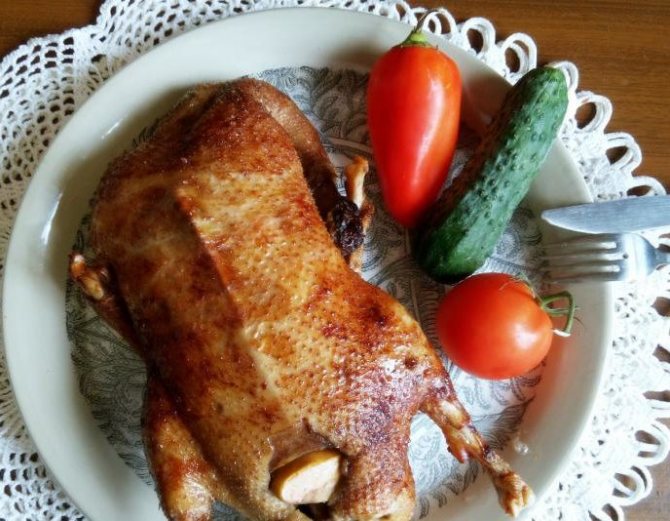 Гусь в духовке: рецепты запекания вкусного гуся, чтобы мясо было мягким и сочным этап 2