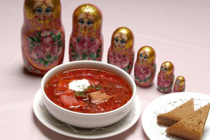 как готовят борщ в детском саду