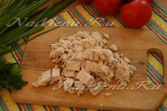 Нарезать мясо