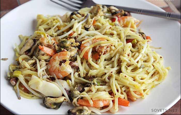 Паста с морепродуктами