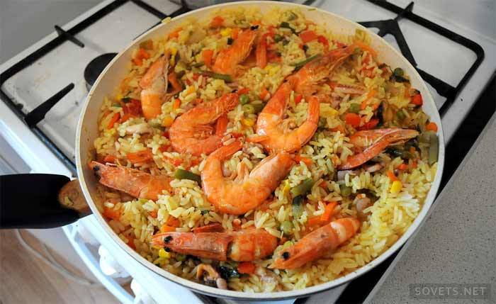 Плов с морепродуктами от Пьера Дюкана