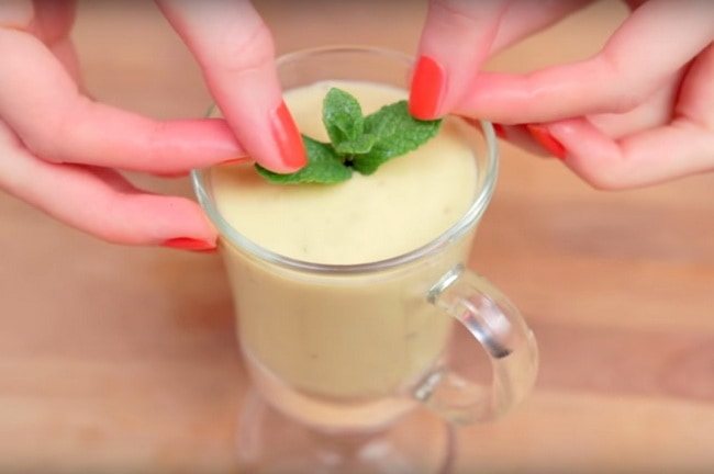 Рецепт крем с манки и бананом