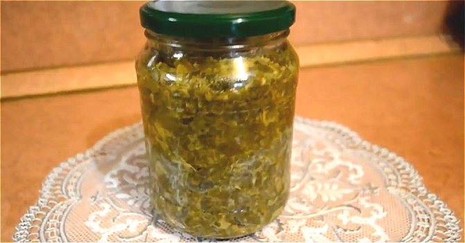 щавель на зиму для супа