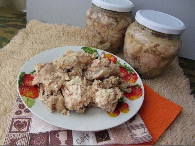 Тушенка из курицы